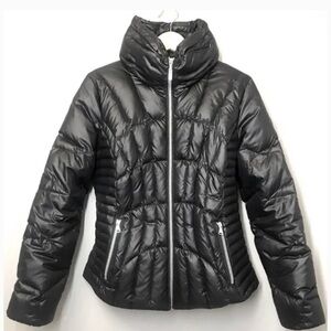 GUESS Women's Quilted Down Puffer Jacket, black